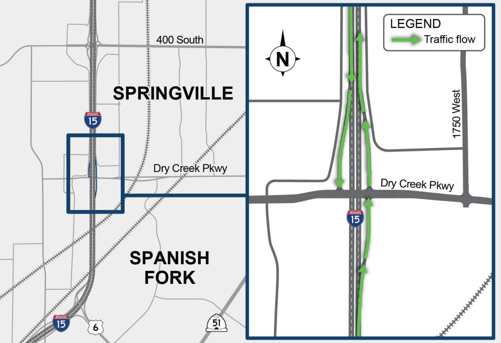 UDOT to partially open new Springville interchange